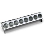 Skārda barotava cāļiem, 30cm, ar 16 caurumiem