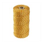 Elektriskā gana aukla, 1.8mmx250m, oranža/dzeltena, 15Ω