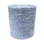 Elektriskā gana aukla, 3mm x 1000m, balta/zila, 0,11Ω