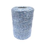 Elektriskā gana aukla, 3mm x 500m, balta/zila, 0,11Ω