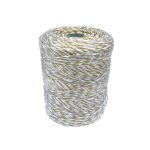Elektriskā gana aukla, 2.5mmx500m, balta/dzeltena, 0,45Ω