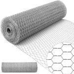 Vistu žogs, HEX 25, 1.0m x 10m; Ø 0.7mm, cinkots